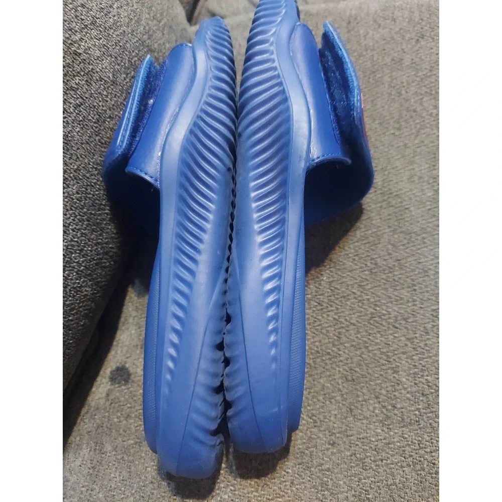 ADIDAS Mens ALPHABOUNCE 2.0 Kansas Jayhawks  Sandals Slides Sz. 9 Royal Blue